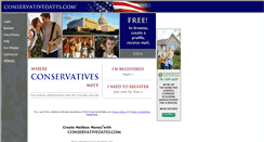 Desktop Screenshot of conservativedates.com