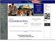 Tablet Screenshot of conservativedates.com